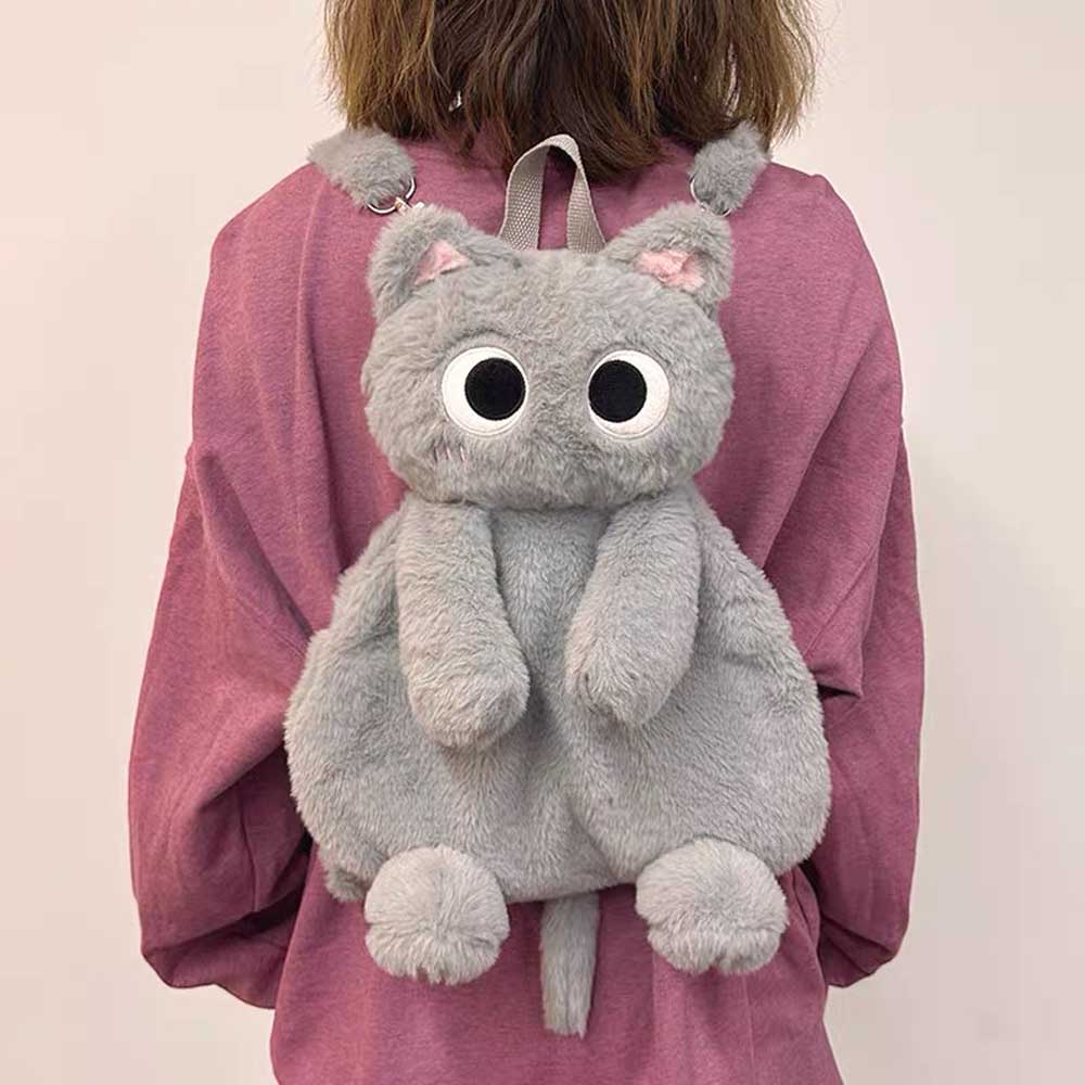 Skorter | Cute Cat Plush Backpack