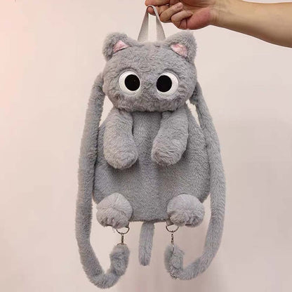 Skorter | Cute Cat Plush Backpack