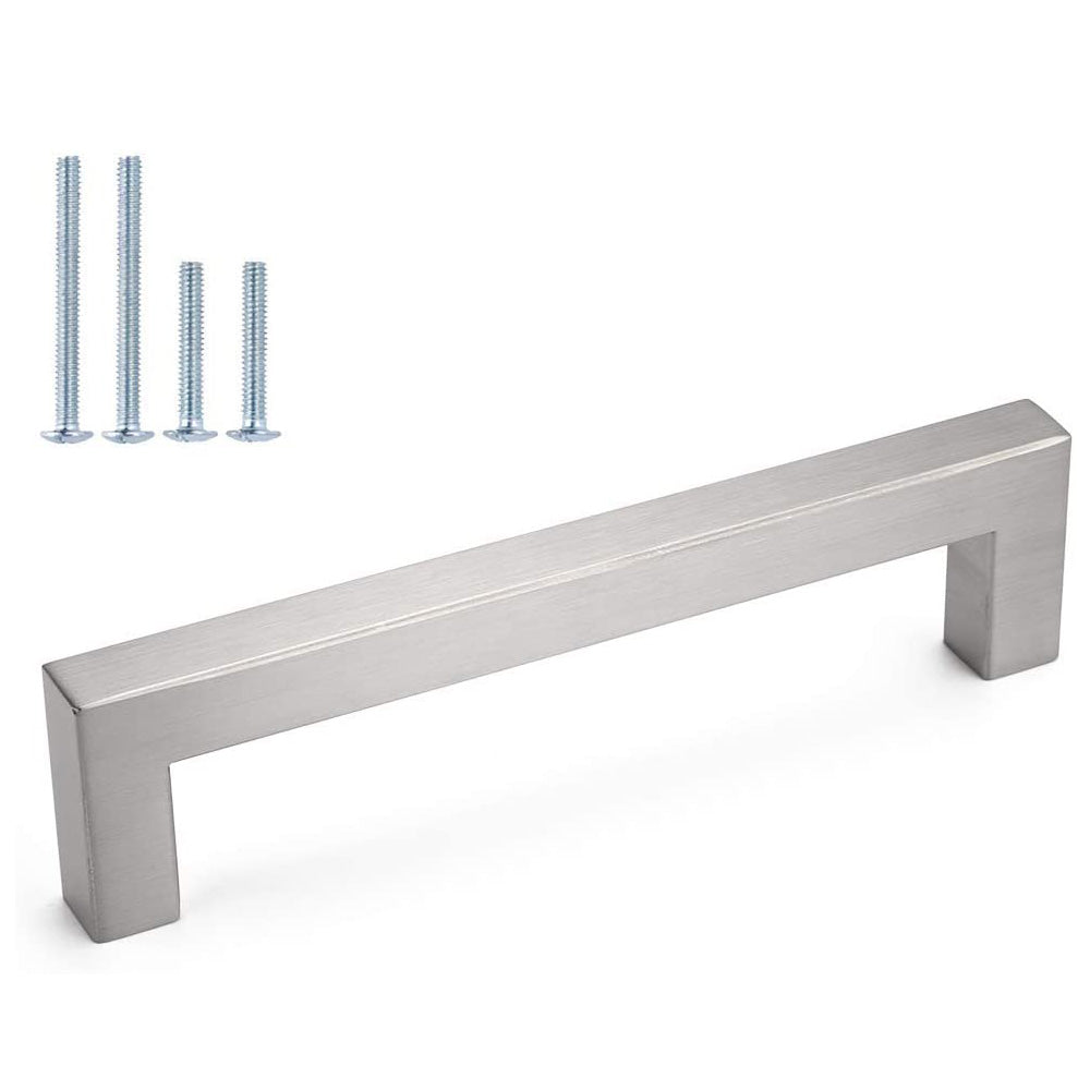 Skorter | Kitchen cabinet pulls brushed nickel stainless steel cabinet handles