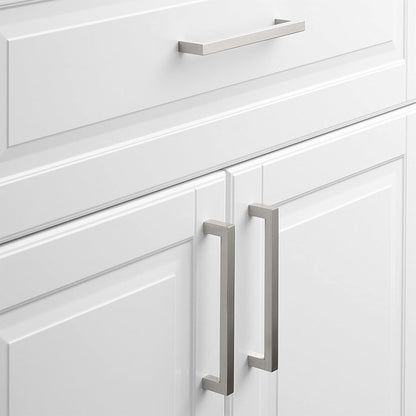 Skorter | Kitchen cabinet pulls brushed nickel stainless steel cabinet handles