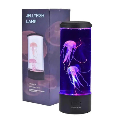 Skorter | AquaGlow - LED Jellyfish Night Light – Ambient Lighting for Living Room and Bedroom