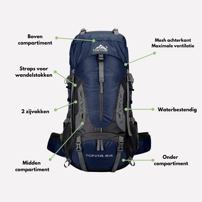 Skorter | 60L Waterproof Backpack – Spacious and Durable Bag for Outdoor Adventures