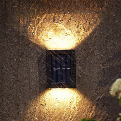 Skorter | Wireless LED Solar Wall Lights Deluxe | Efficient and Cost-Saving Outdoor Lighting