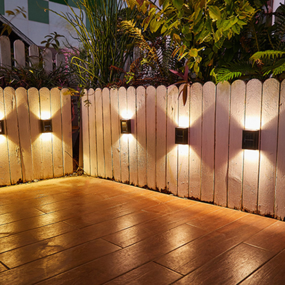 Skorter | Wireless LED Solar Wall Lights Deluxe | Efficient and Cost-Saving Outdoor Lighting