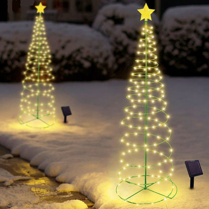 Skorter | SolarGlow Christmas Tree – Wireless LED Outdoor Lighting powered by Solar Energy