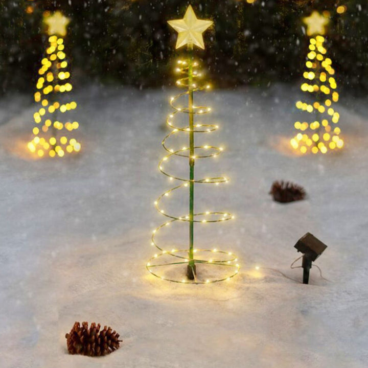 Skorter | SolarGlow Christmas Tree – Wireless LED Outdoor Lighting powered by Solar Energy