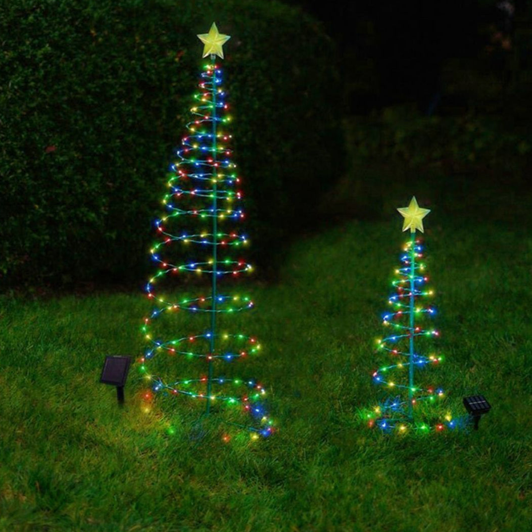 Skorter | SolarGlow Christmas Tree – Wireless LED Outdoor Lighting powered by Solar Energy