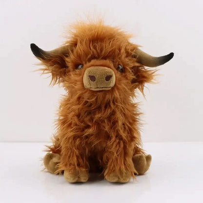 Skorter | CUDDLY HIGHLAND COW – Plush Highland Cow for Security, Comfort & Stylish Decoration