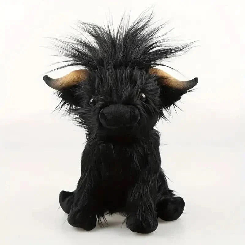Skorter | CUDDLY HIGHLAND COW – Plush Highland Cow for Security, Comfort & Stylish Decoration