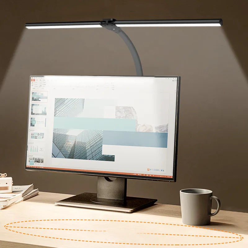 Skorter | DeskLight - Modern Dual-Head LED Desk Lamp, Stylish Office Lighting