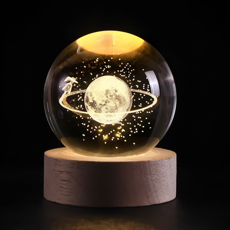 Skorter | SolarSphere – Crystal Solar System with LED Lighting | Educational & Decorative Gift