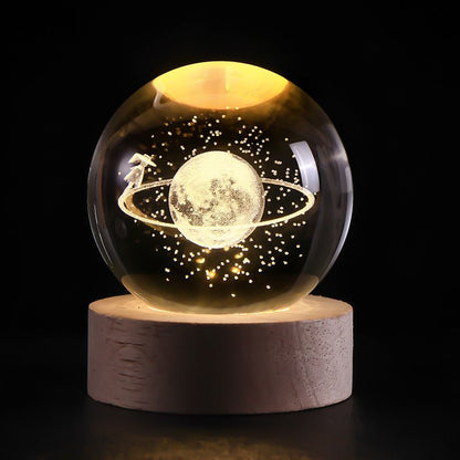Skorter | SolarSphere – Crystal Solar System with LED Lighting | Educational & Decorative Gift