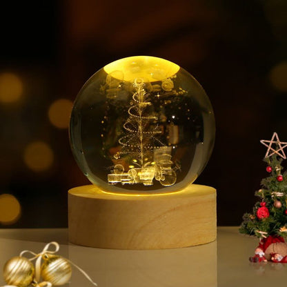 Skorter | Luminous Crystal Ball LED Night Light Decor