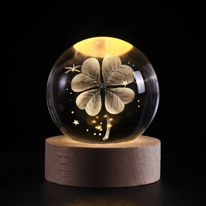 Skorter | Luminous Crystal Ball LED Night Light Decor