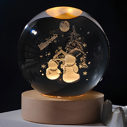 Skorter | Luminous Crystal Ball LED Night Light Decor