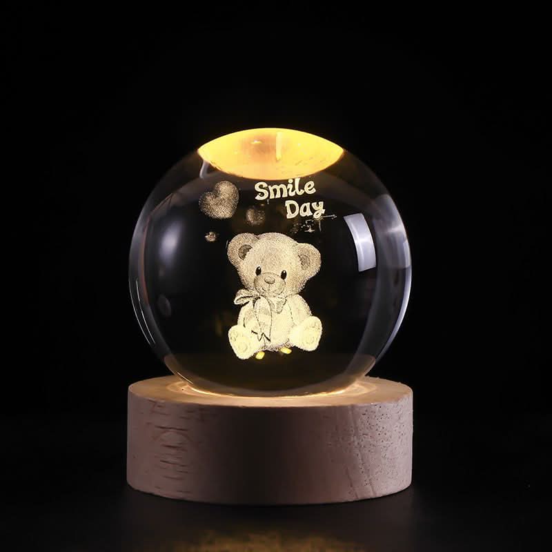 Skorter | Luminous Crystal Ball LED Night Light Decor