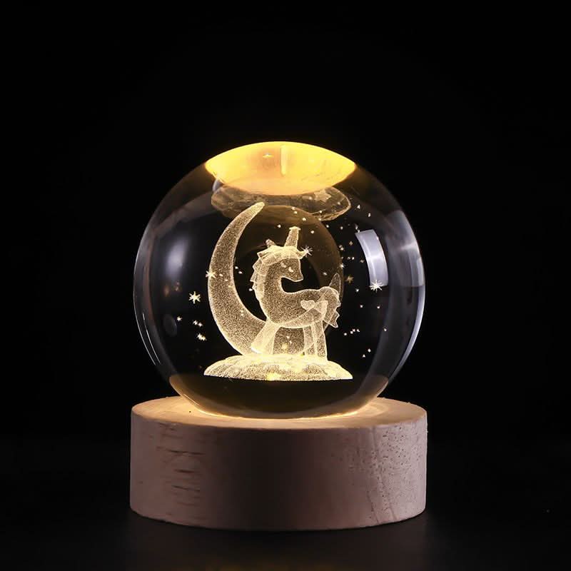 Skorter | Luminous Crystal Ball LED Night Light Decor