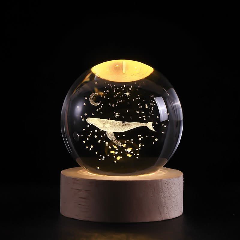 Skorter | Luminous Crystal Ball LED Night Light Decor