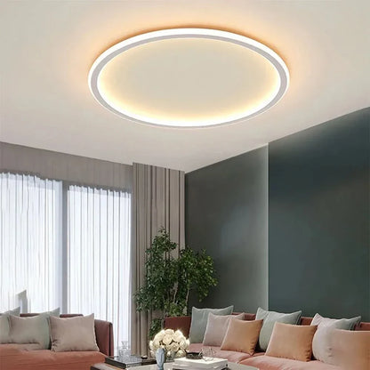 Skorter | Scandinavian Round LED Ceiling Light – Warm White