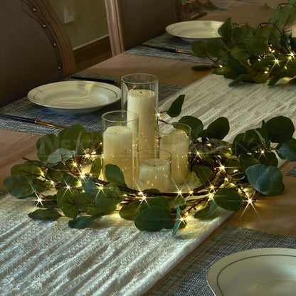 Skorter | LED Eucalyptus Garland Fairy Lights