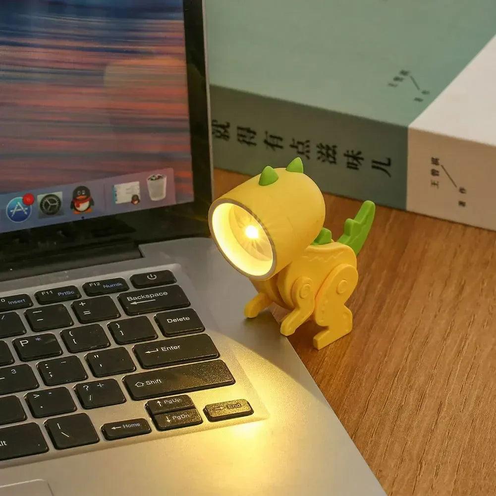 Skorter | DinoGlow – Cute Dinosaur LED Table Lamp for Children's Room | Dimmable & Adjustable