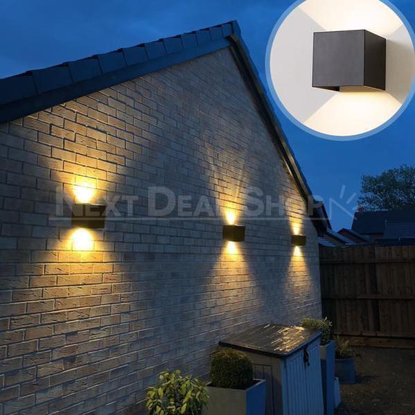 Skorter | LED Outdoor Waterproof Cube Button Wall Lamp