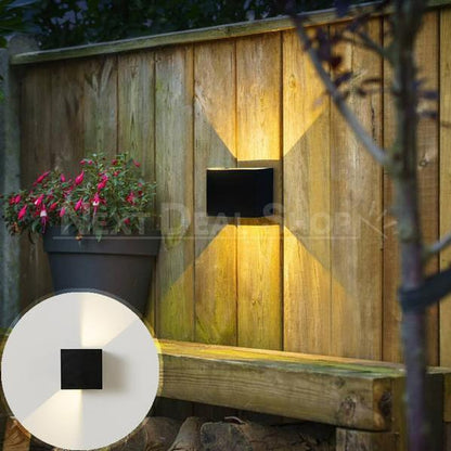 Skorter | LED Outdoor Waterproof Cube Button Wall Lamp