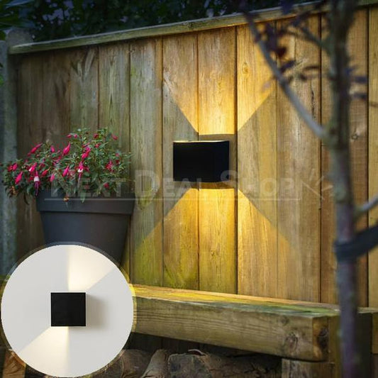 Skorter | LED Outdoor Waterproof Cube Button Wall Lamp