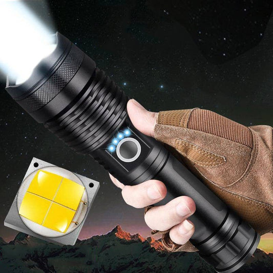 ApexBeam™ LED Rechargeable Tactical Laser Flashlight