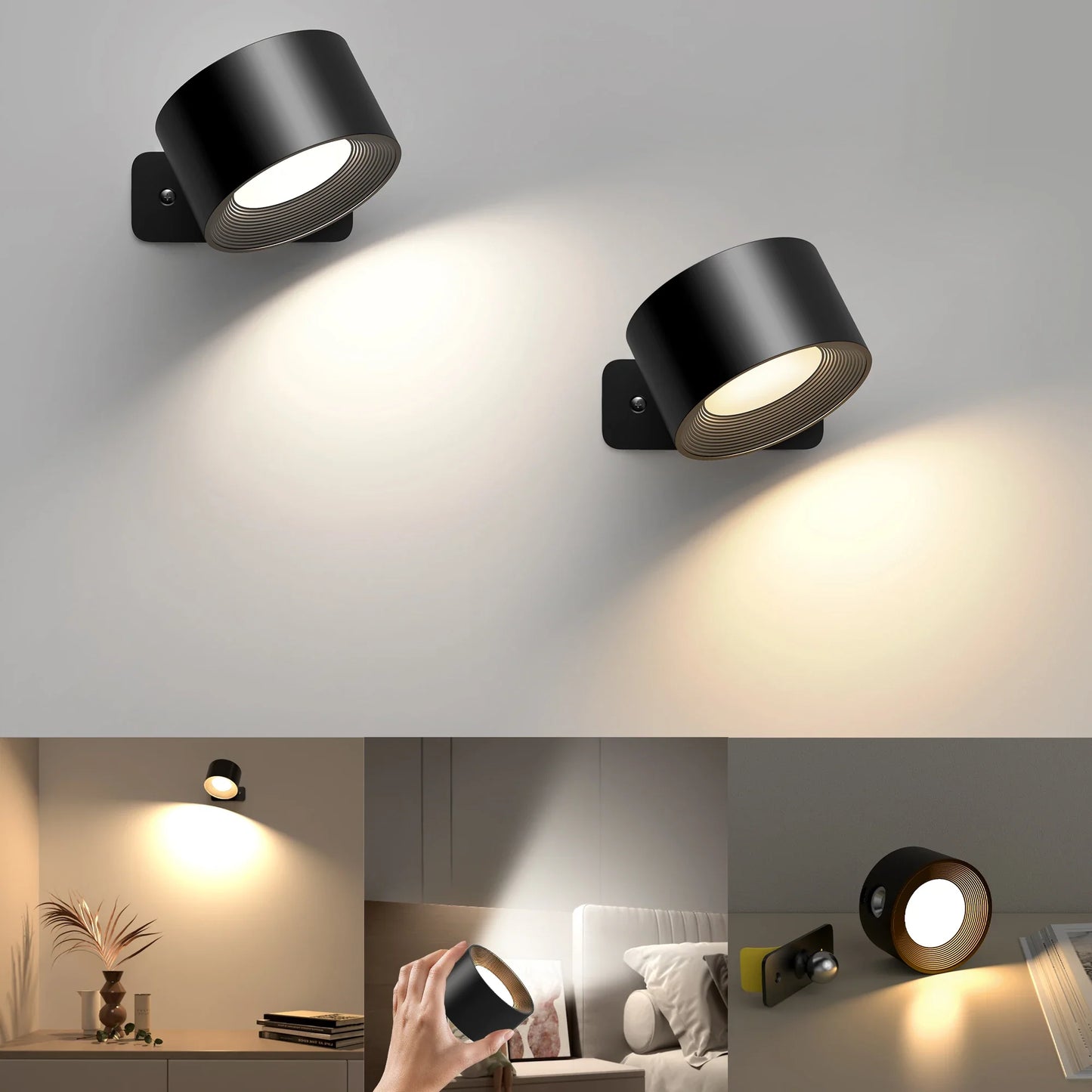 Skorter | Brilliant Glow LED Wall Lamp - Gloss Right At Your Fingertips