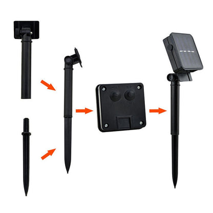 Skorter | 200 LEDs Outdoor Waterproof Christmas Festival Decoration Solar Lamps String Lights, Length: 22m (Blue)