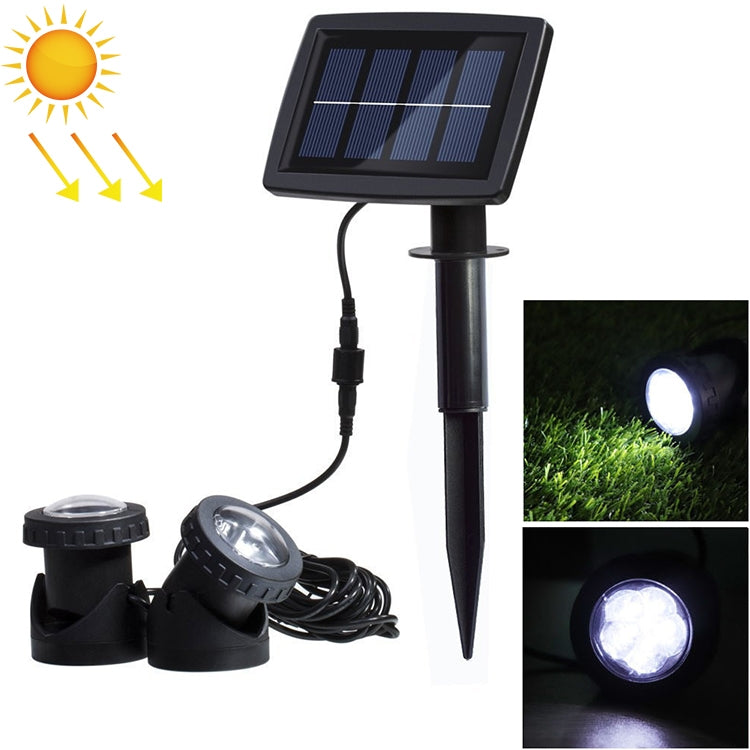 Skorter | Two Heads LED Outdoor Waterproof Solar Underwater Spotlight Floodlight