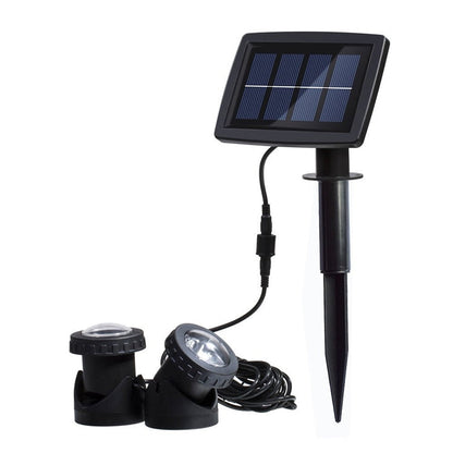 Skorter | Two Heads LED Outdoor Waterproof Solar Underwater Spotlight Floodlight