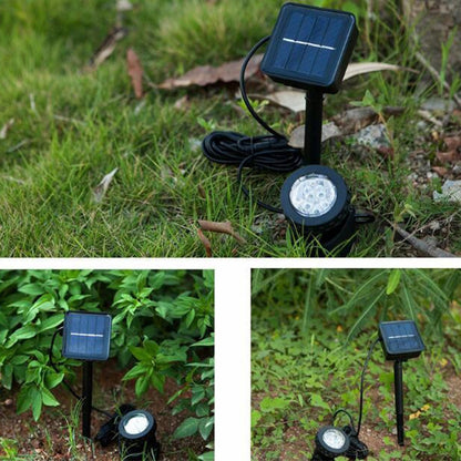Skorter | Two Heads LED Outdoor Waterproof Solar Underwater Spotlight Floodlight