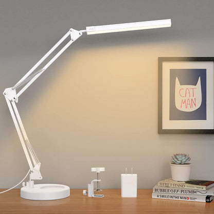Skorter | LED Desk Lamp - Desk Lamp with Clamp and Swing Arm