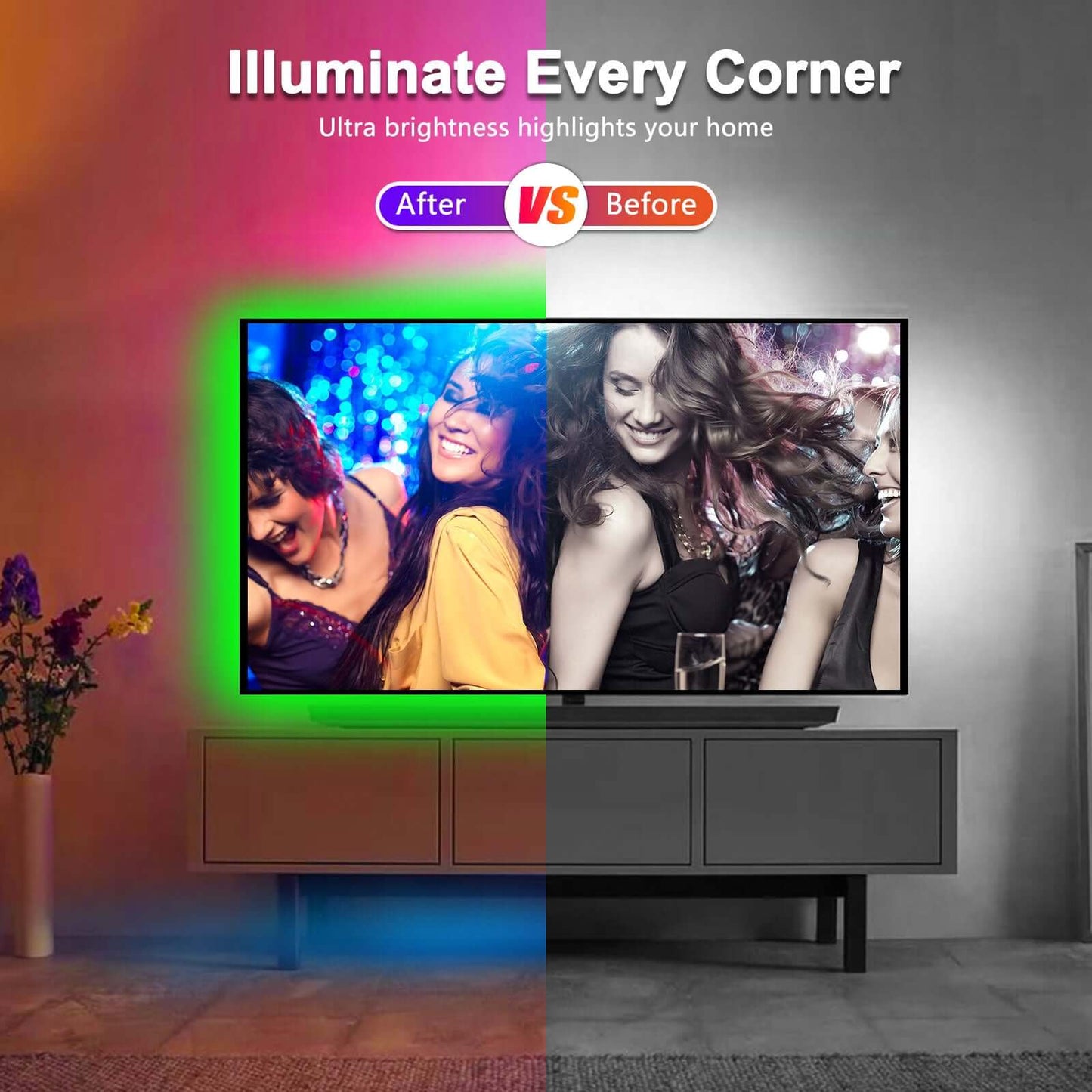 Skorter | 300 LED Light Strip with 44 Key Remote