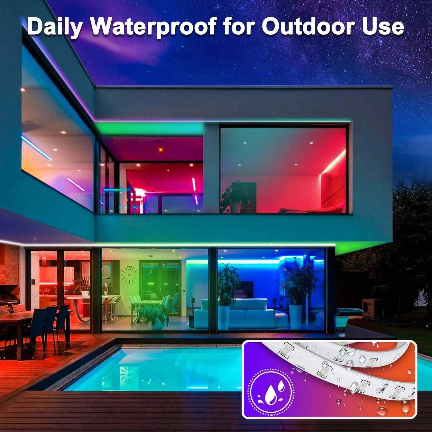 Skorter | 300 LED Light Strip with 44 Key Remote