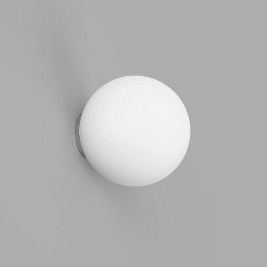 Skorter | Orb Mirror Wall Lamp Medium - Chrome