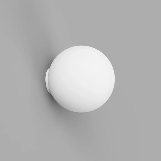 Skorter | Orb Mirror Wall Lamp Medium - White