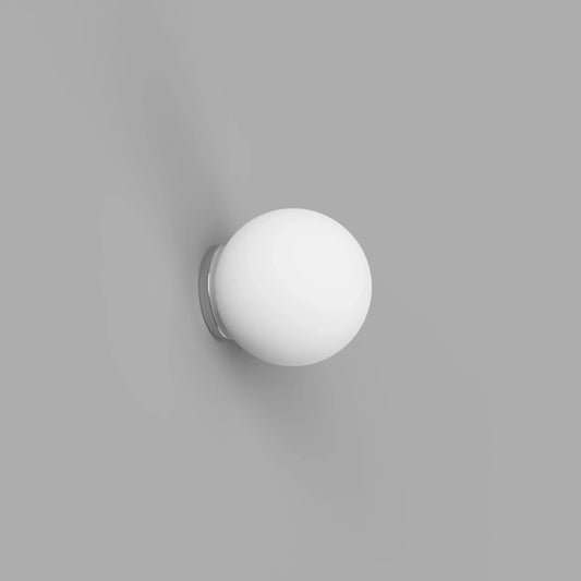 Skorter | Orb Mirror Wall Lamp Small - Chrome