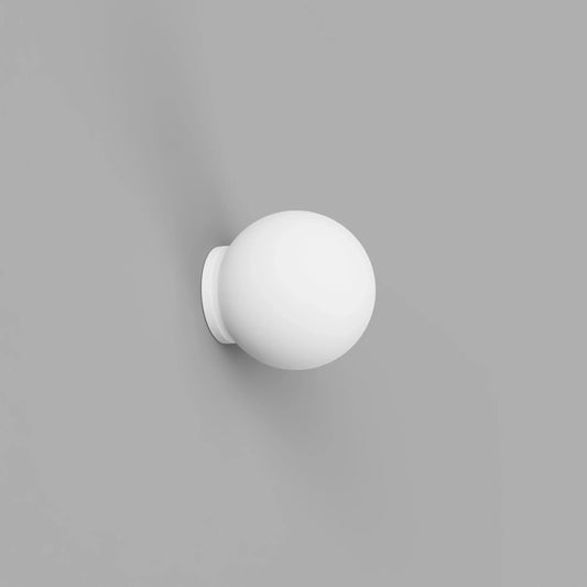 Skorter | Orb Mirror Wall Lamp Small - White