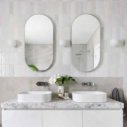 Skorter | Orb Mirror Wall Lamp Small - White
