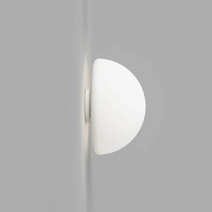Skorter | Orb Dome Mirror Wall Lamp - White
