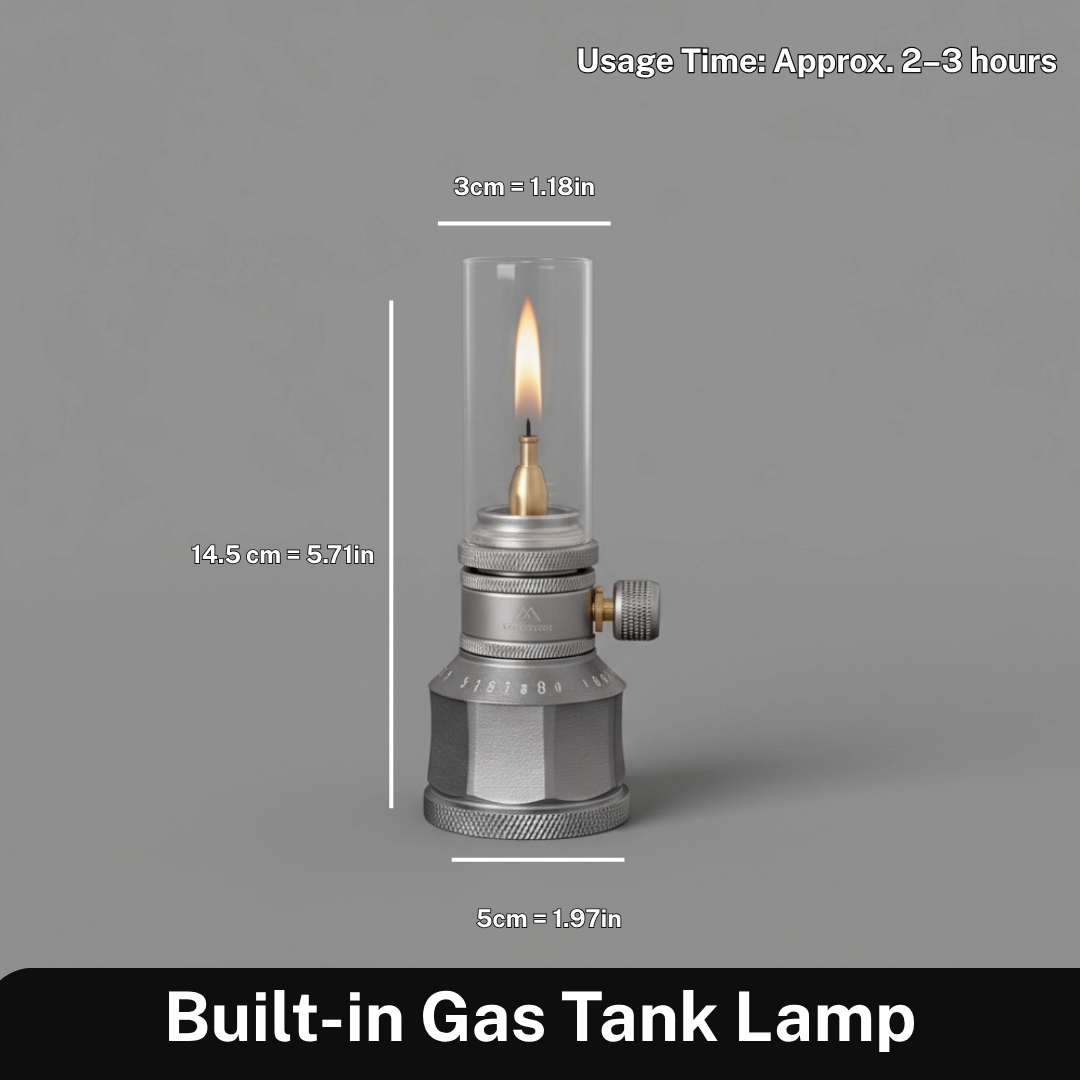 Skorter | Compact Butane Lantern for Camping & Outdoor Adventures