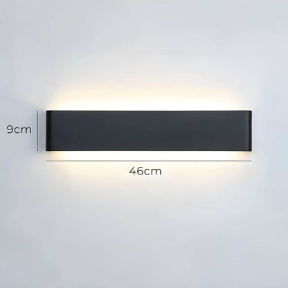 Skorter | Modern LED Wall Lamp – Elegant Aluminum & Glass Design