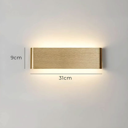 Skorter | Modern LED Wall Lamp – Elegant Aluminum & Glass Design