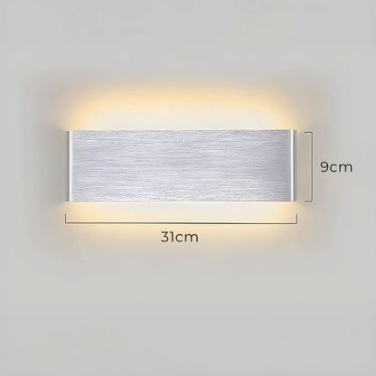 Skorter | Modern LED Wall Lamp – Elegant Aluminum & Glass Design