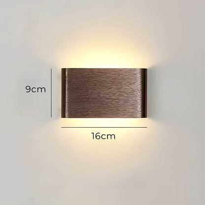 Skorter | Modern LED Wall Lamp – Elegant Aluminum & Glass Design