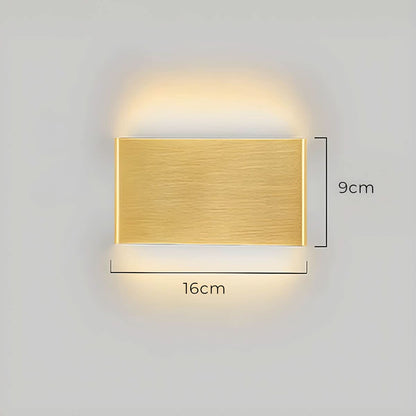 Skorter | Modern LED Wall Lamp – Elegant Aluminum & Glass Design