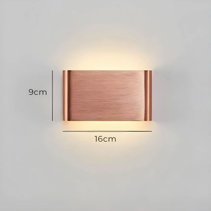 Skorter | Modern LED Wall Lamp – Elegant Aluminum & Glass Design